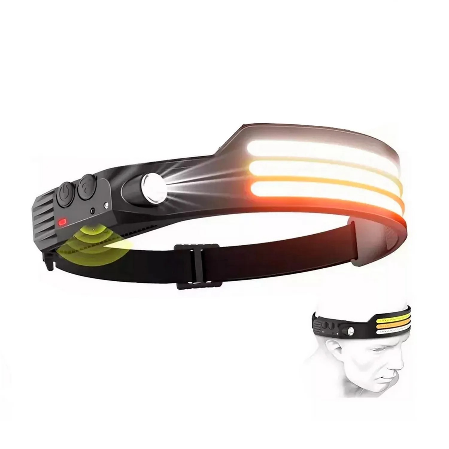 Miniatura 2 de Diadema  linterna 4 luces distintas